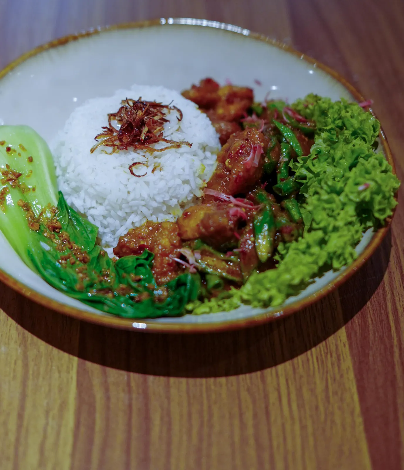 Traditional Malaysian rice dish served at DULU-DULU KL